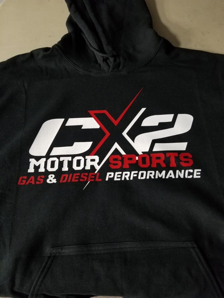 Custom apparel hoodie