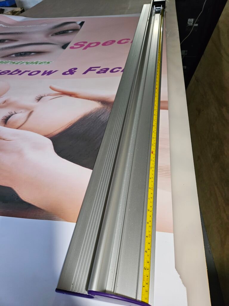 Large format banner print